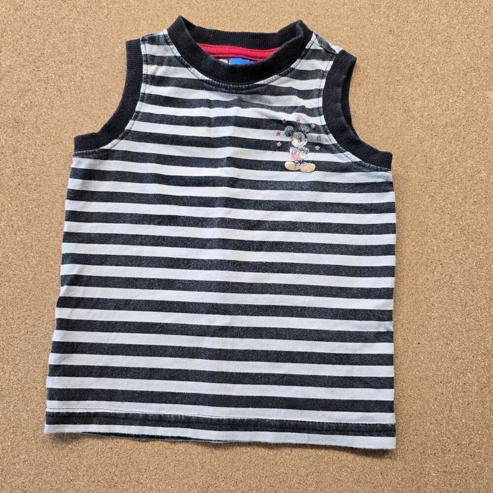 Vintage Disney Mickey Mouse Infant Beach Tank Top 18 Months (A11)